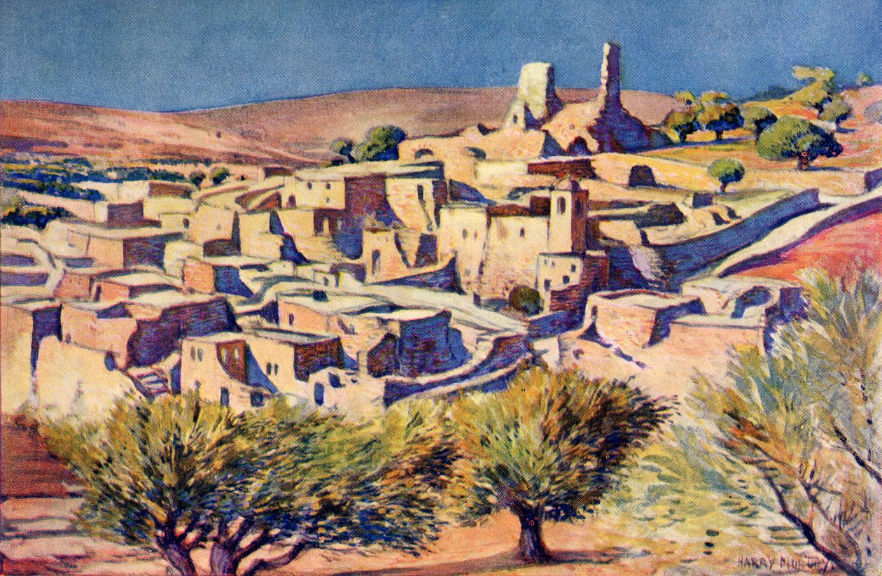 Le village biblique de Béthanie, près de Jérusalem, c.1910 - Harry Morley