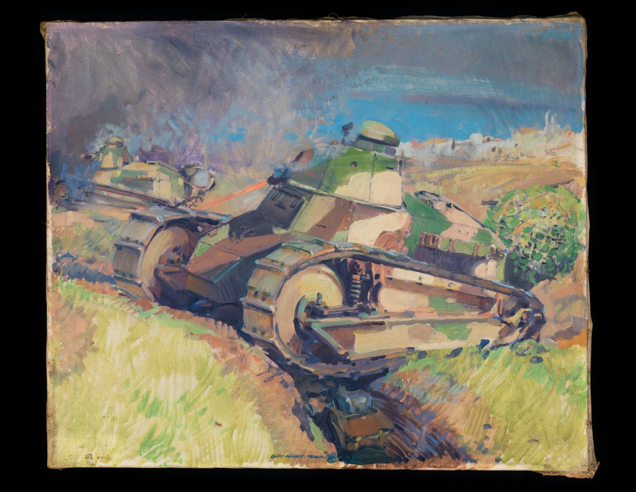 Les chars en action - Harry Everett Townsend