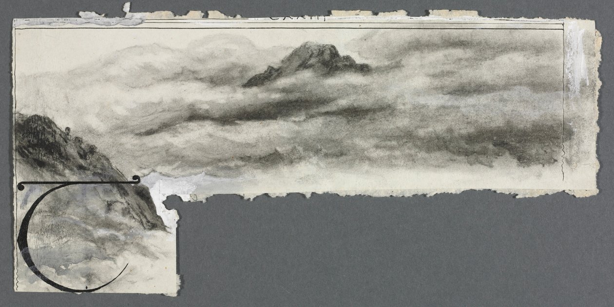 Paysage avec brume - Harry Fenn