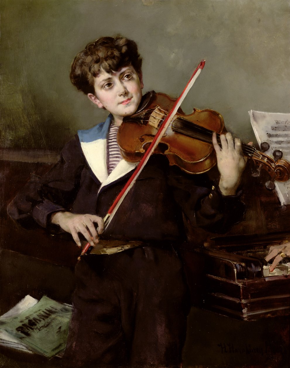 Le violoniste - Harry Humphrey Moore
