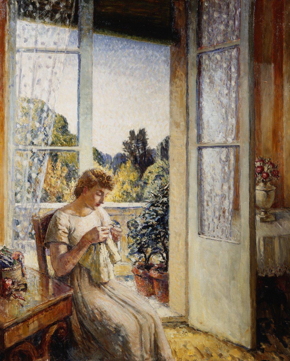 La fille à la fenêtre - Harry Morley