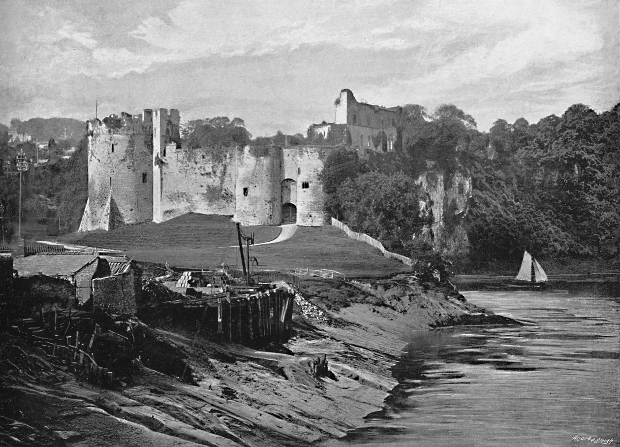 Château de Chepstow, vers 1896 - Harvey Barton