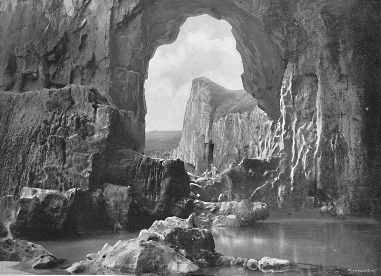 Arc naturel de Lydstep, Tenby, vers 1896 - Harvey Barton