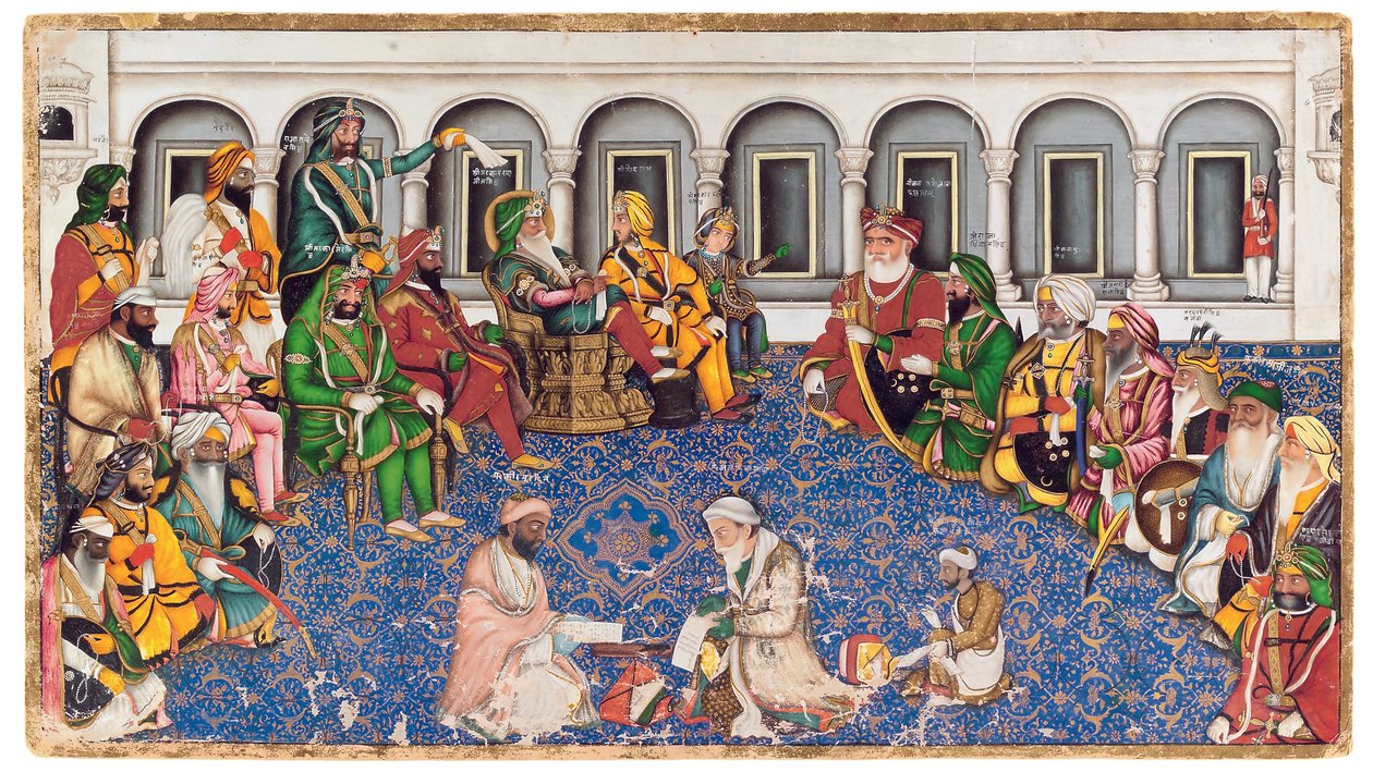 Le Darbar du Maharaja Ranjit Singh, c.1850 - Hasan al Din