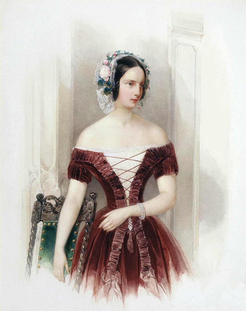 Grande-Duchesse Alexandra Nikolaïevna de Russie, 1825-1844, vers 1840 - Hau