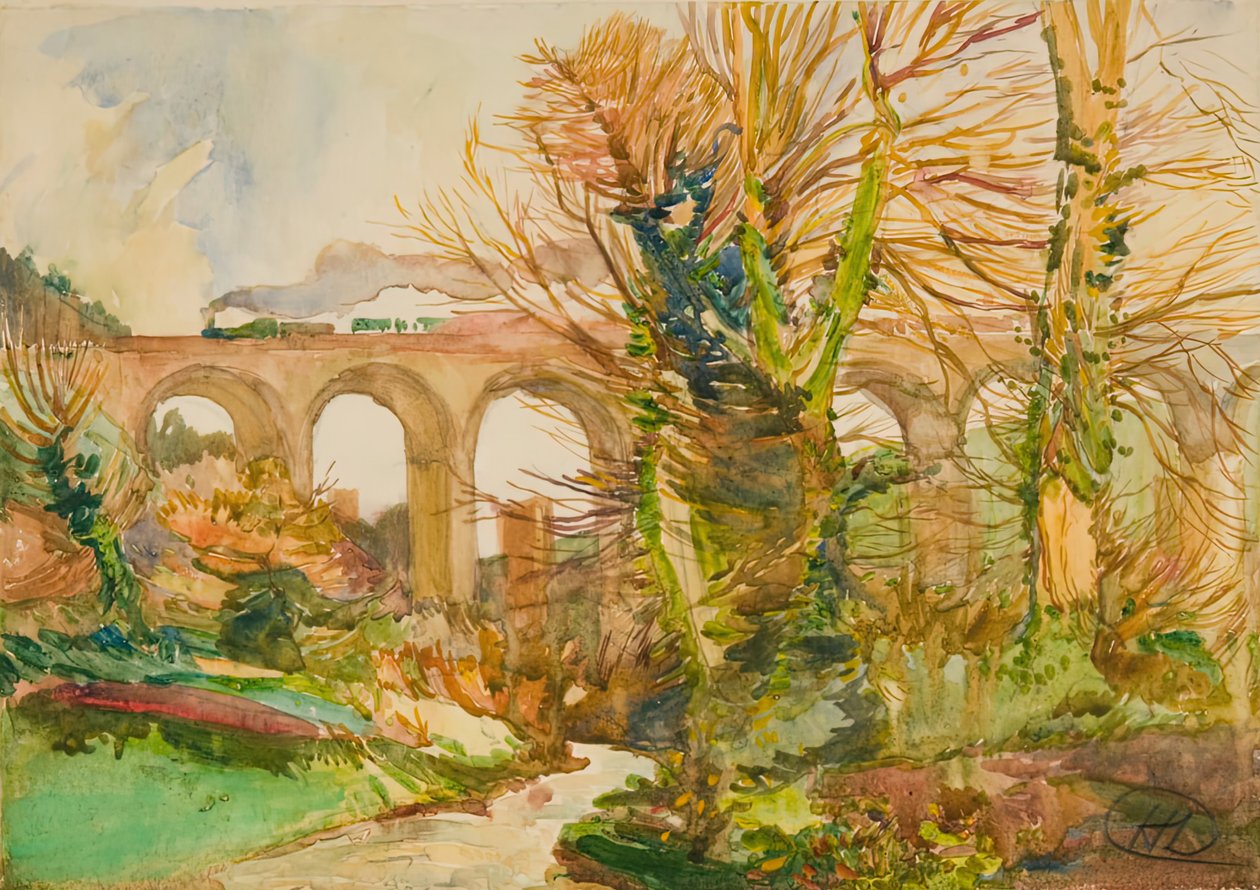 Pont ferroviaire, St. Austell, Angleterre, 1905 - Hayley Lever