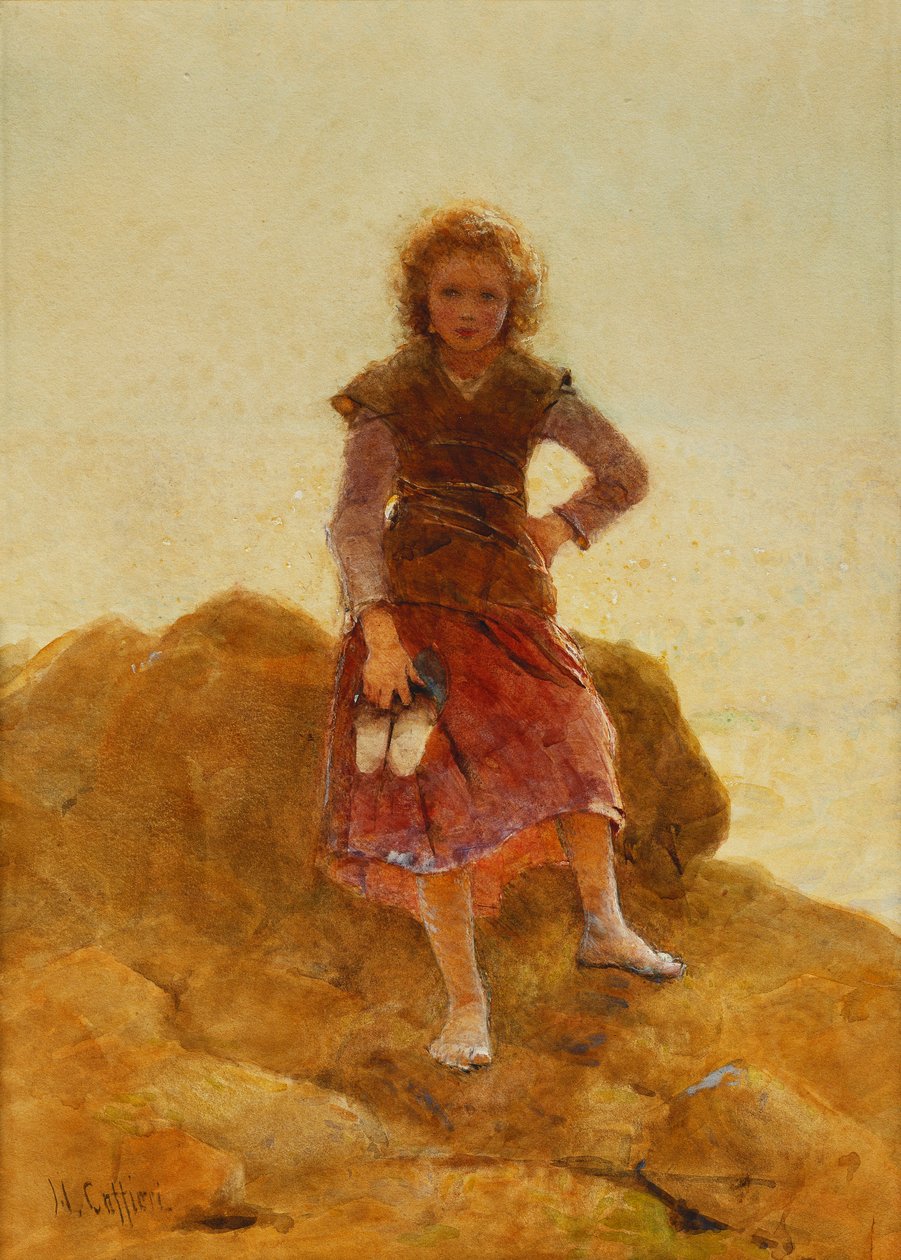 Un ramasseur de moules - Hector Caffieri