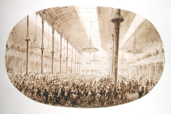 Un banquet, c.1865 - Hector Horeau