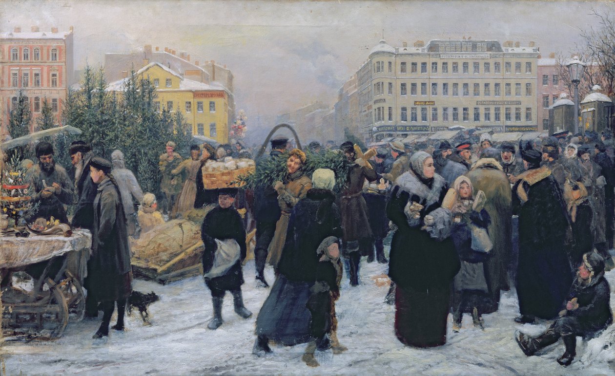 Foire de Noël - Heinrich Matvejevich Maniser