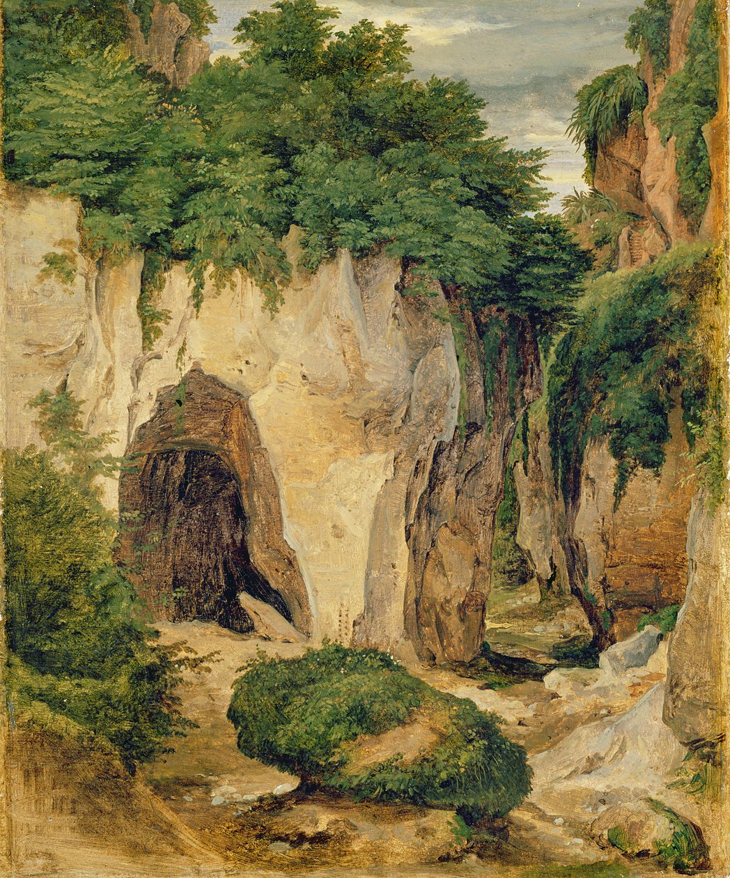 Rochers à Sorrente - Heinrich Reinhold