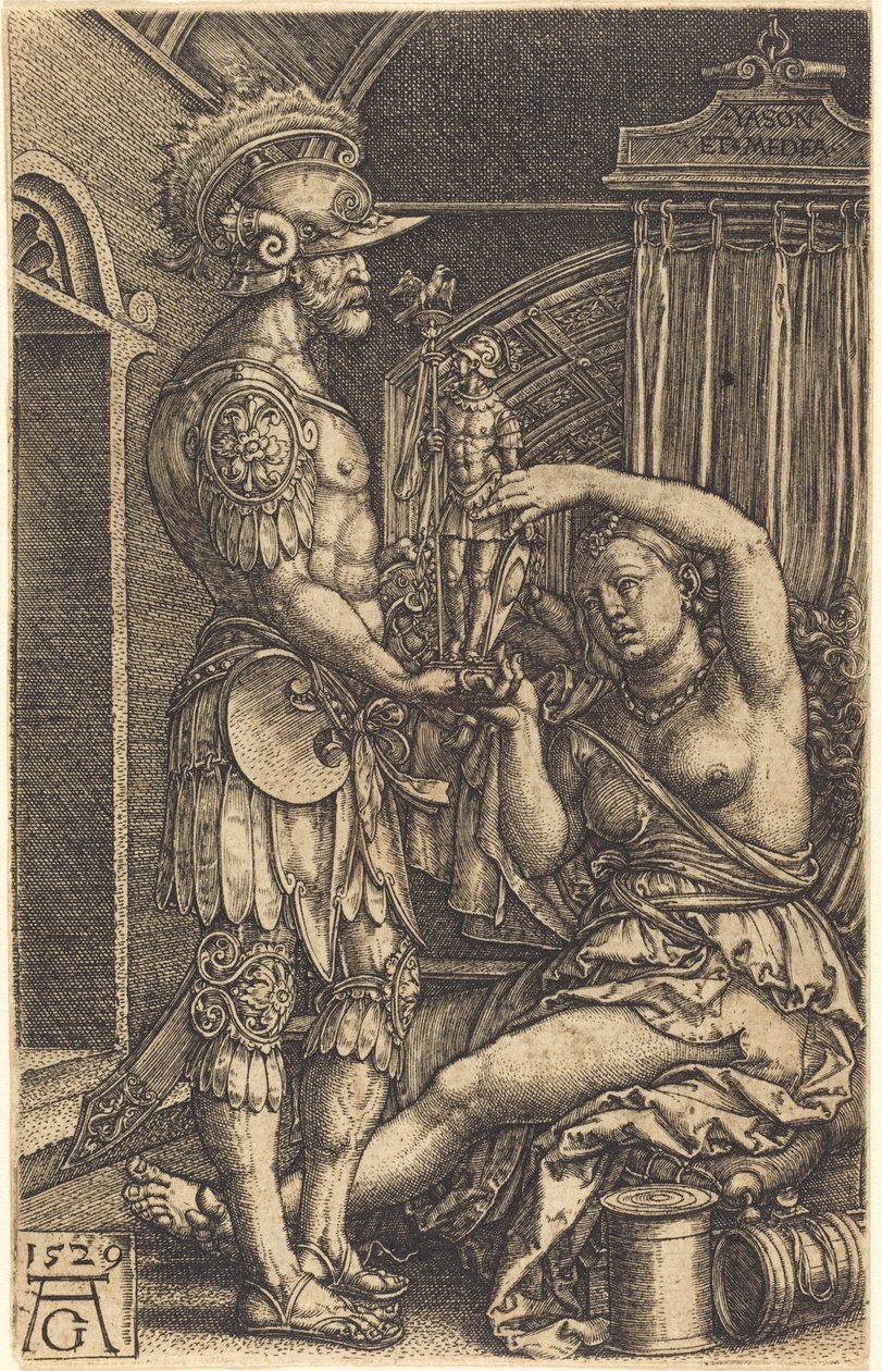 Jason et Médée - Heinrich Aldegrever