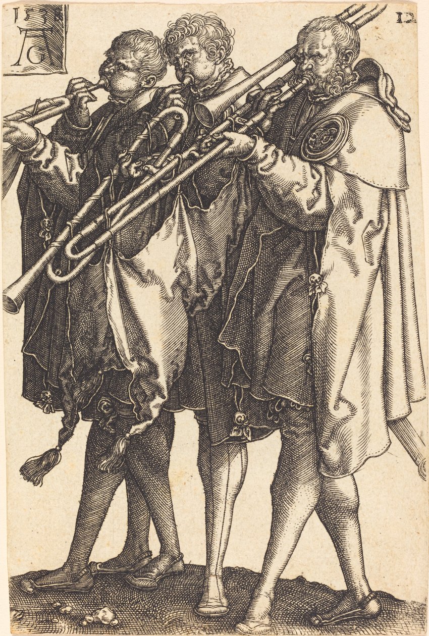 Grands danseurs de mariage, 1538 - Heinrich Aldegrever