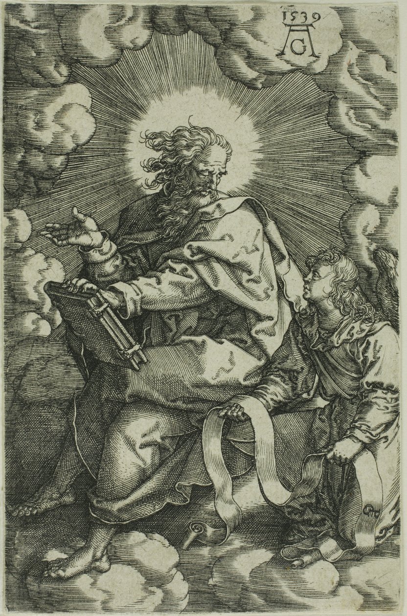 Matthieu, des Quatre Évangélistes - Heinrich Aldegrever