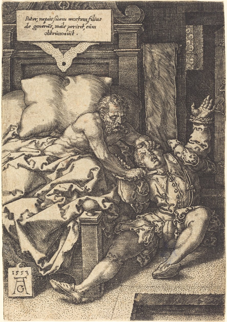 Le père sévère, 1553 - Heinrich Aldegrever