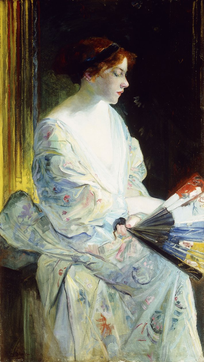 Une dame exotique - Heinrich Augustus Schwabe