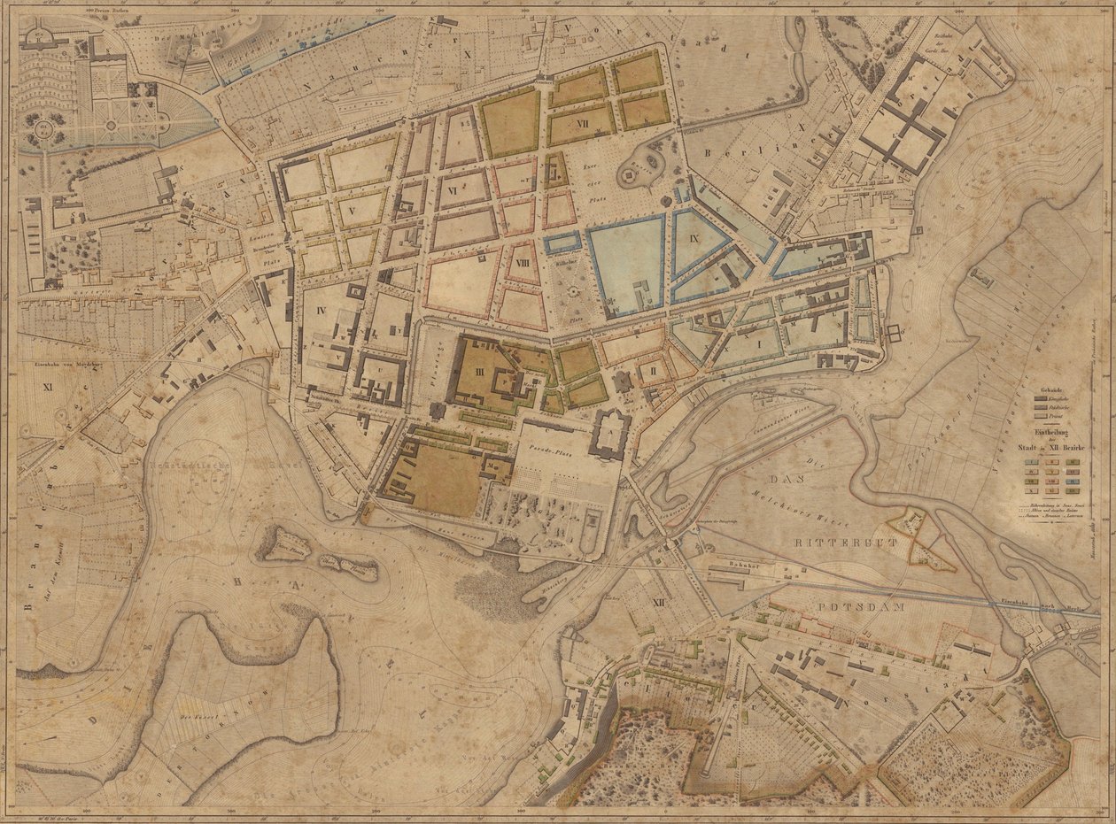 Berghaus Plan sans bordure - Heinrich Berghaus