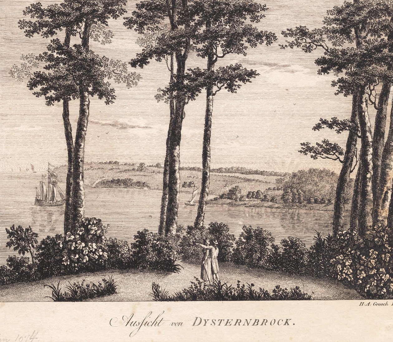 Vue de Dysterbroch - Heinrich Grosch