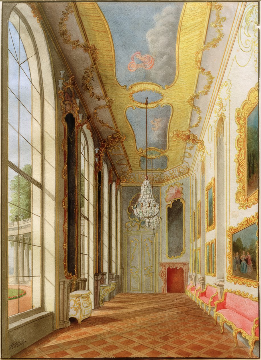 Petite galerie du château de Sanssouci - Heinrich Hintze