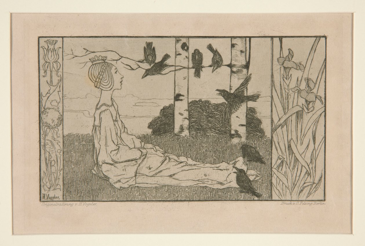 Représentation de conte de fées - Heinrich Vogeler