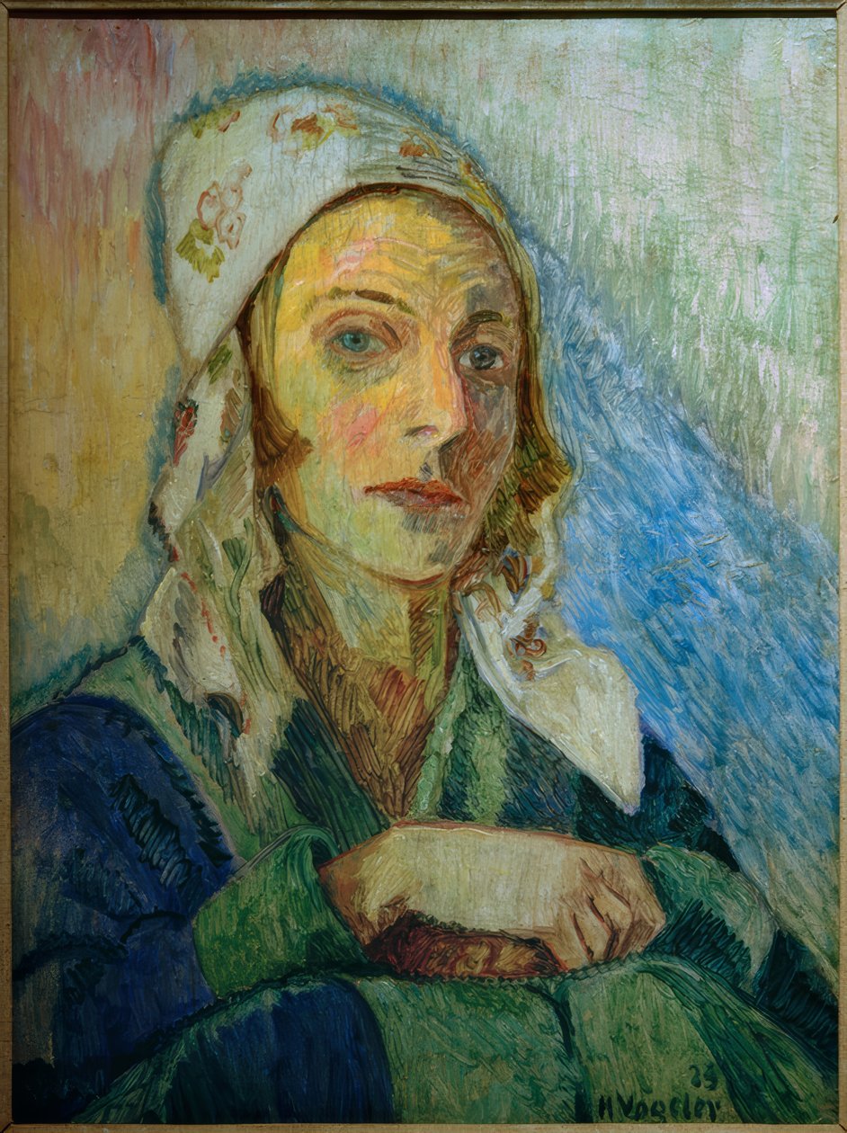 Portrait de Sonja Marchlewska - Heinrich Vogeler