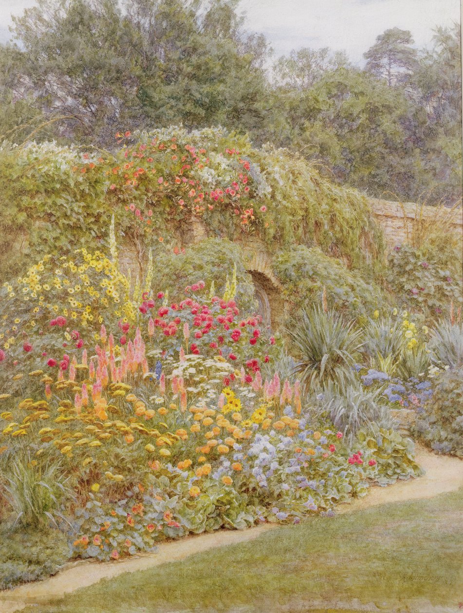 Le jardin de Gertrude Jekyll, Munstead Wood, Surrey - Helen Allingham
