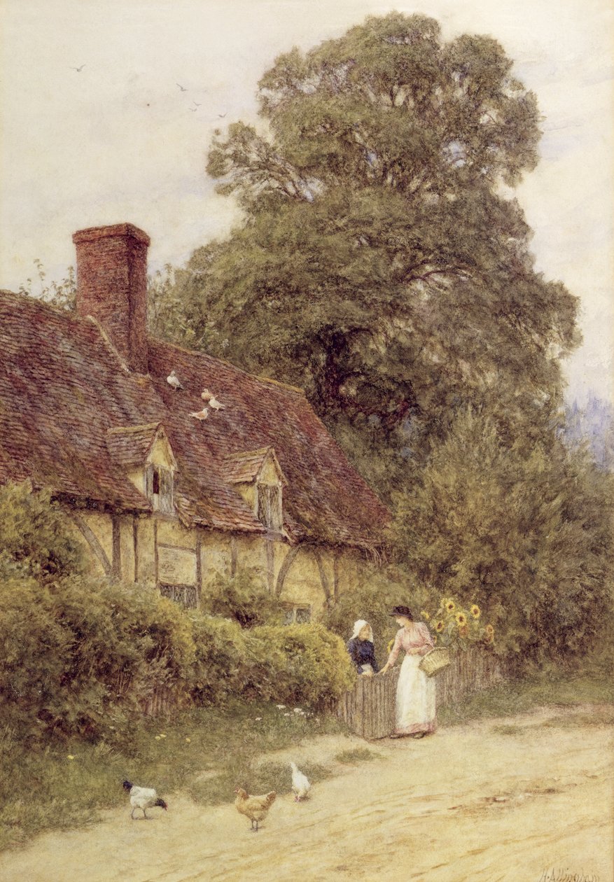 Ancien bureau de poste, Brook, près de Witley, Surrey - Helen Allingham