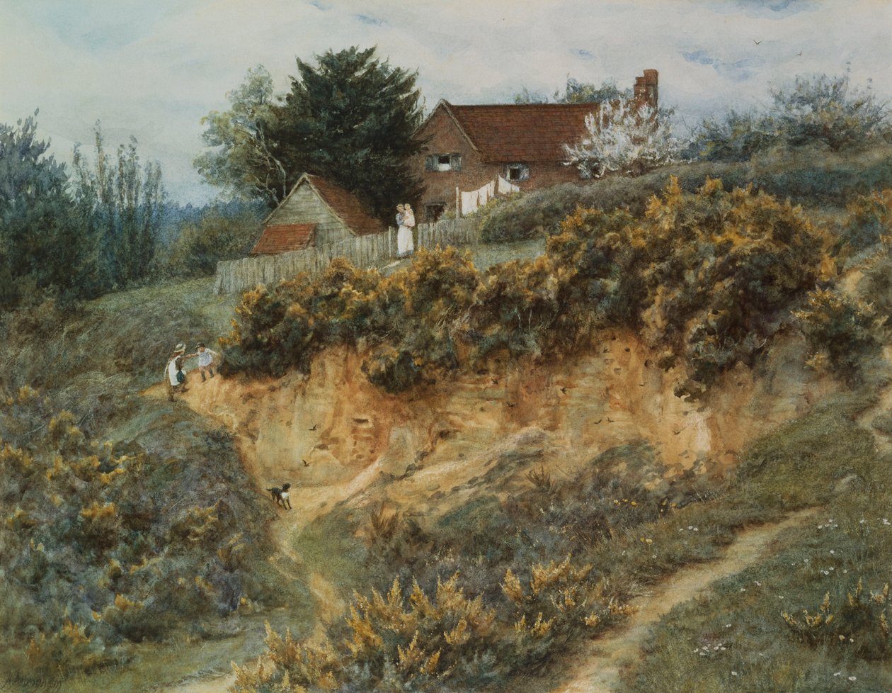 À Sandhills, Witley - Helen Allingham