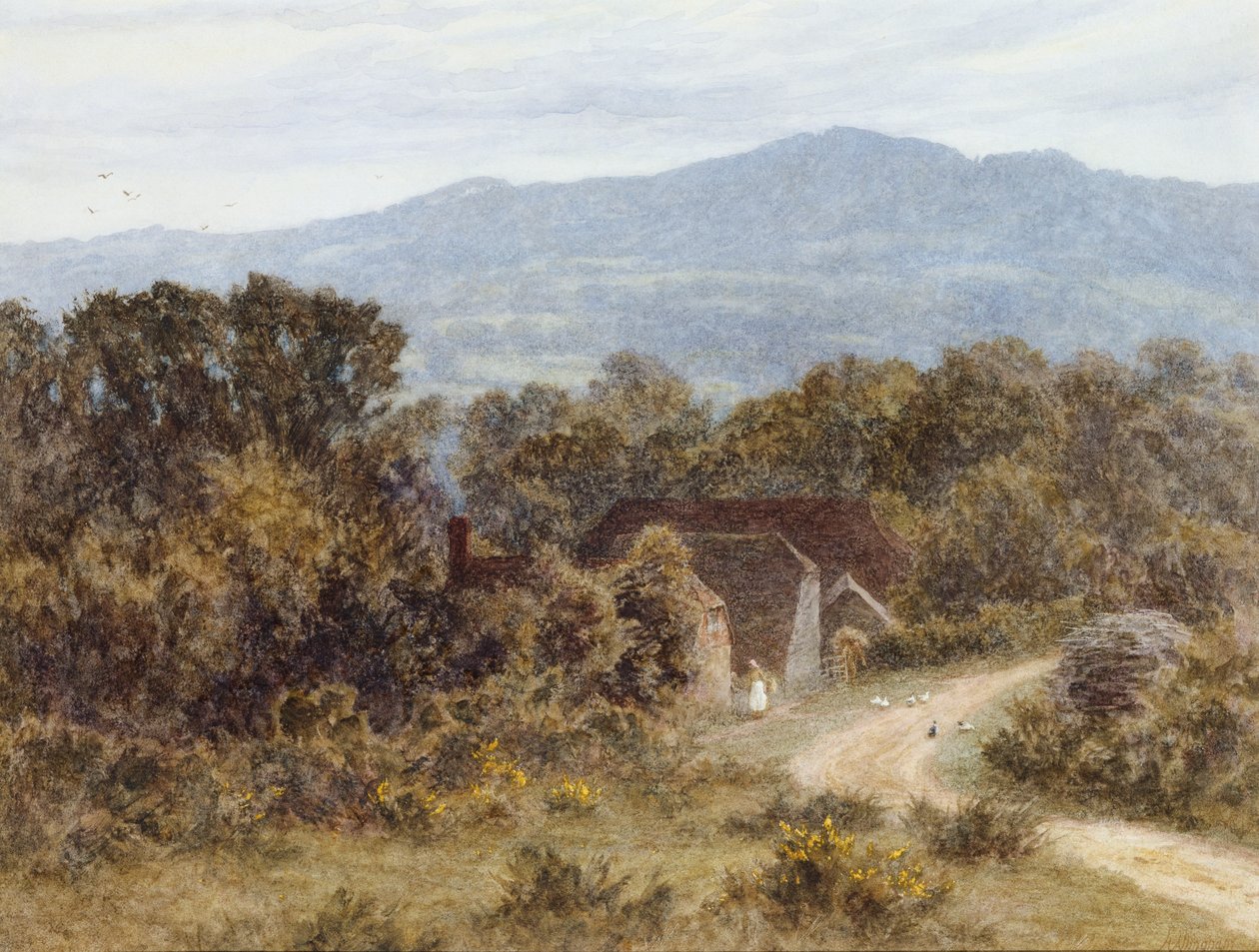 Hindhead depuis Sandhills, Witley - Helen Allingham