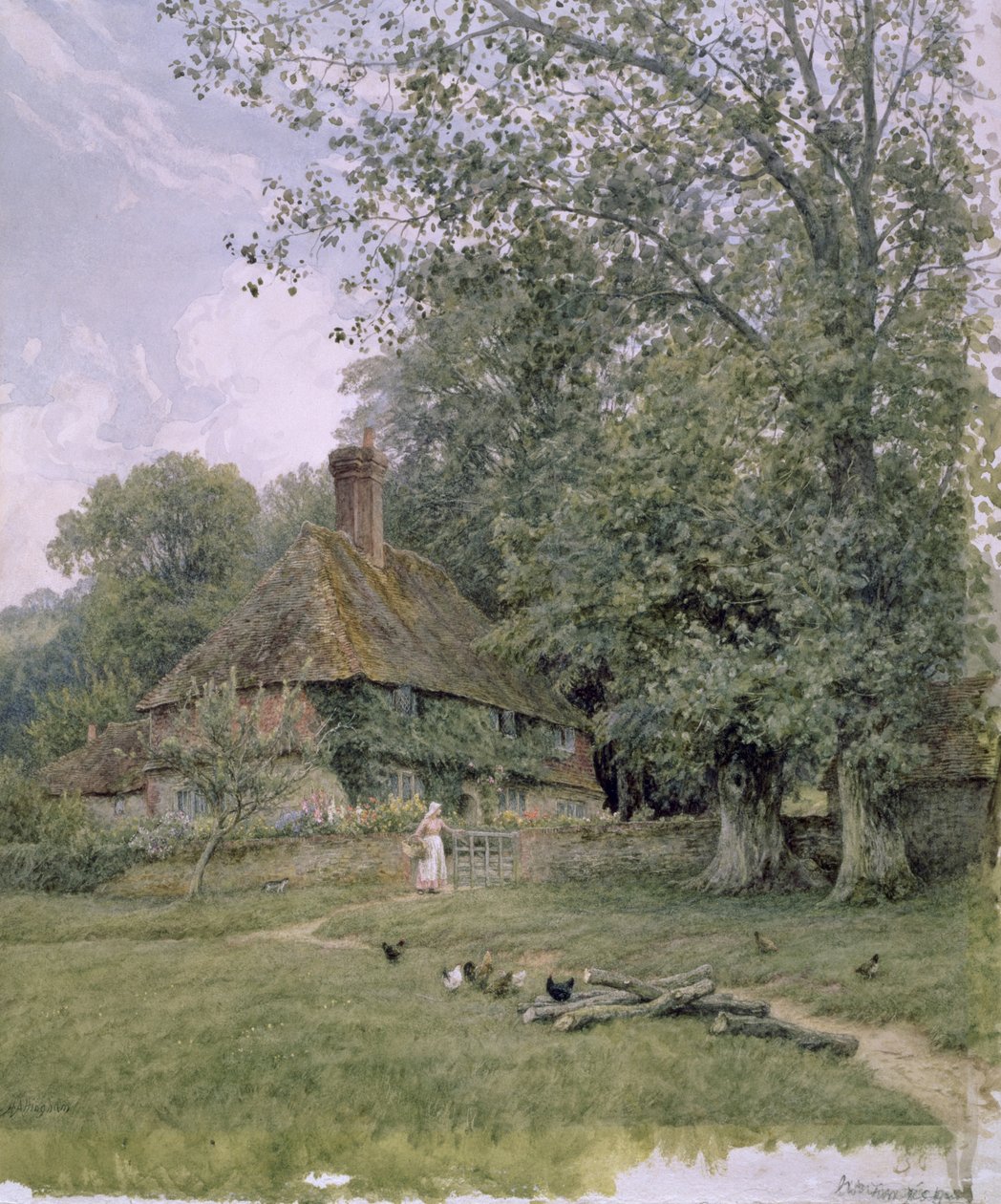 Ferme de Valewood, 1891 - Helen Allingham