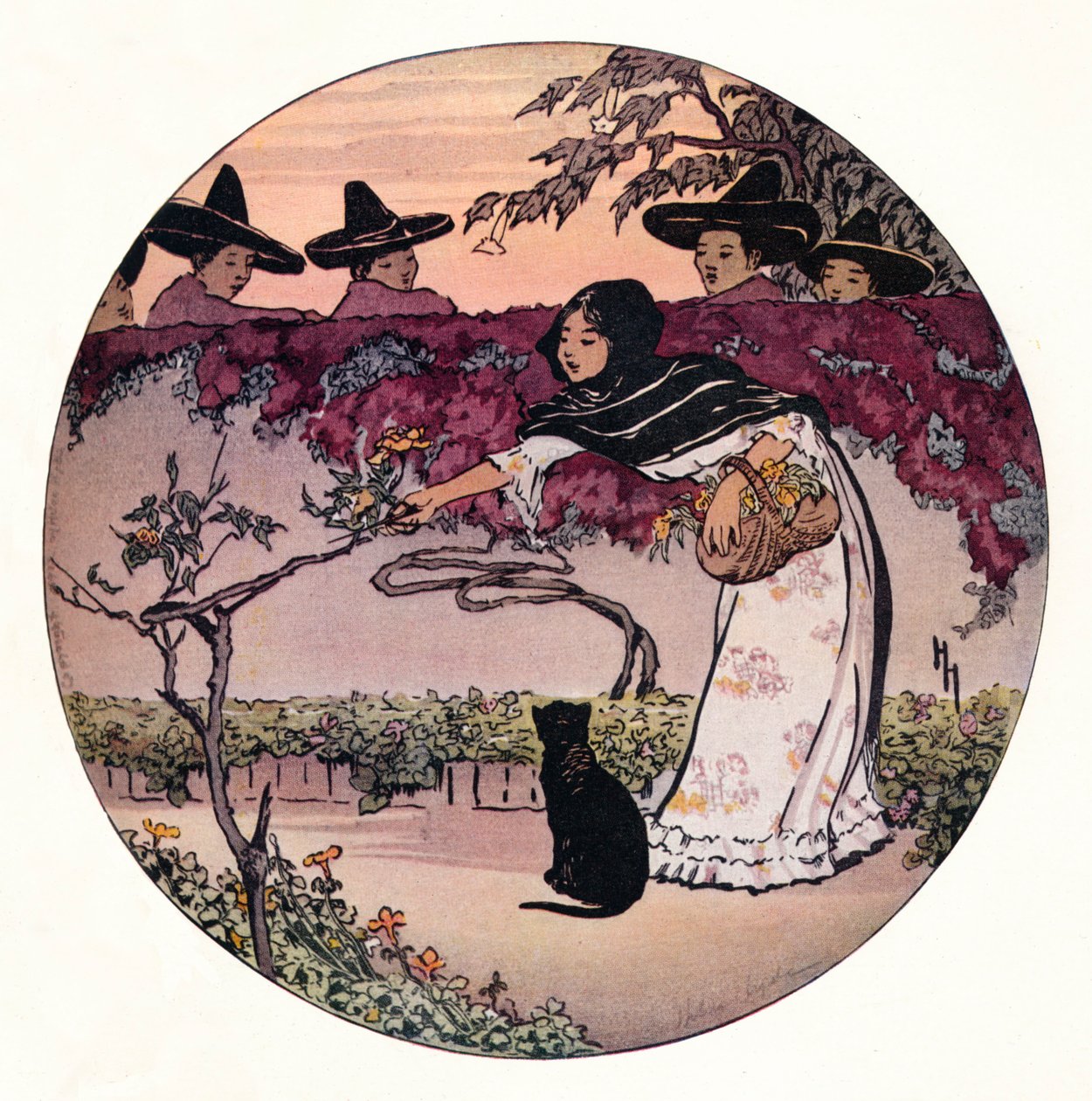 Une coquette mexicaine, 1912 - Helen Hyde