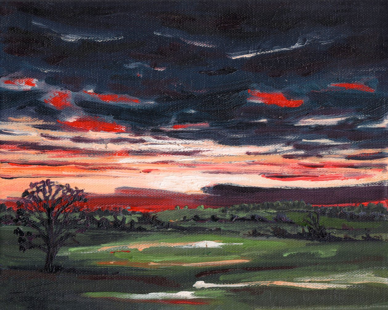Coucher de soleil en hiver, 2008 - Helen White