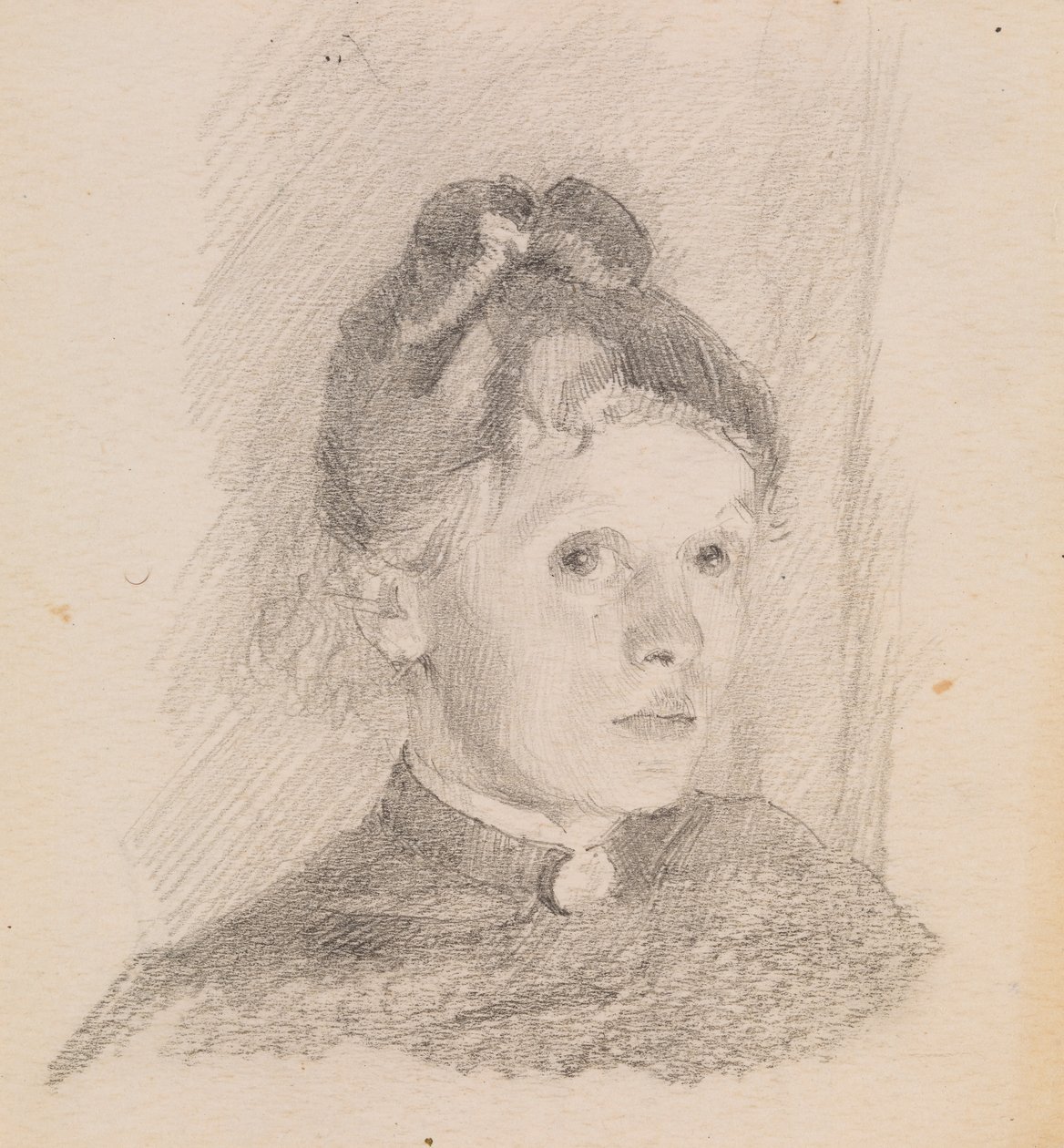 Autoportrait, 1880-1884 - Helene Schjerfbeck
