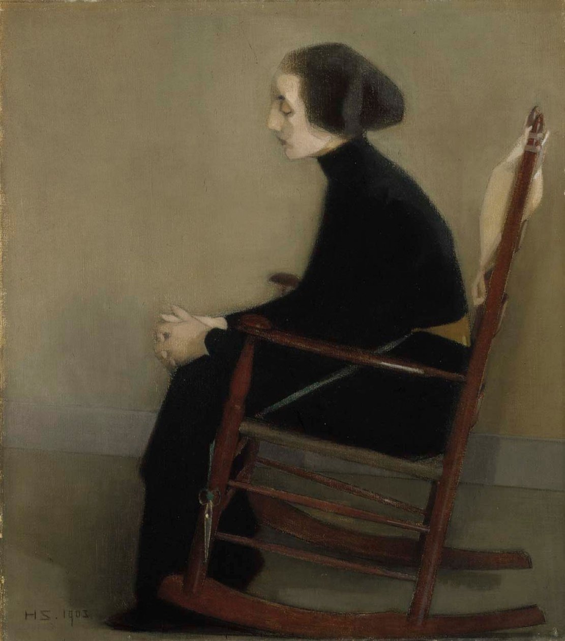 La couturière, 1903 - Helene Schjerfbeck