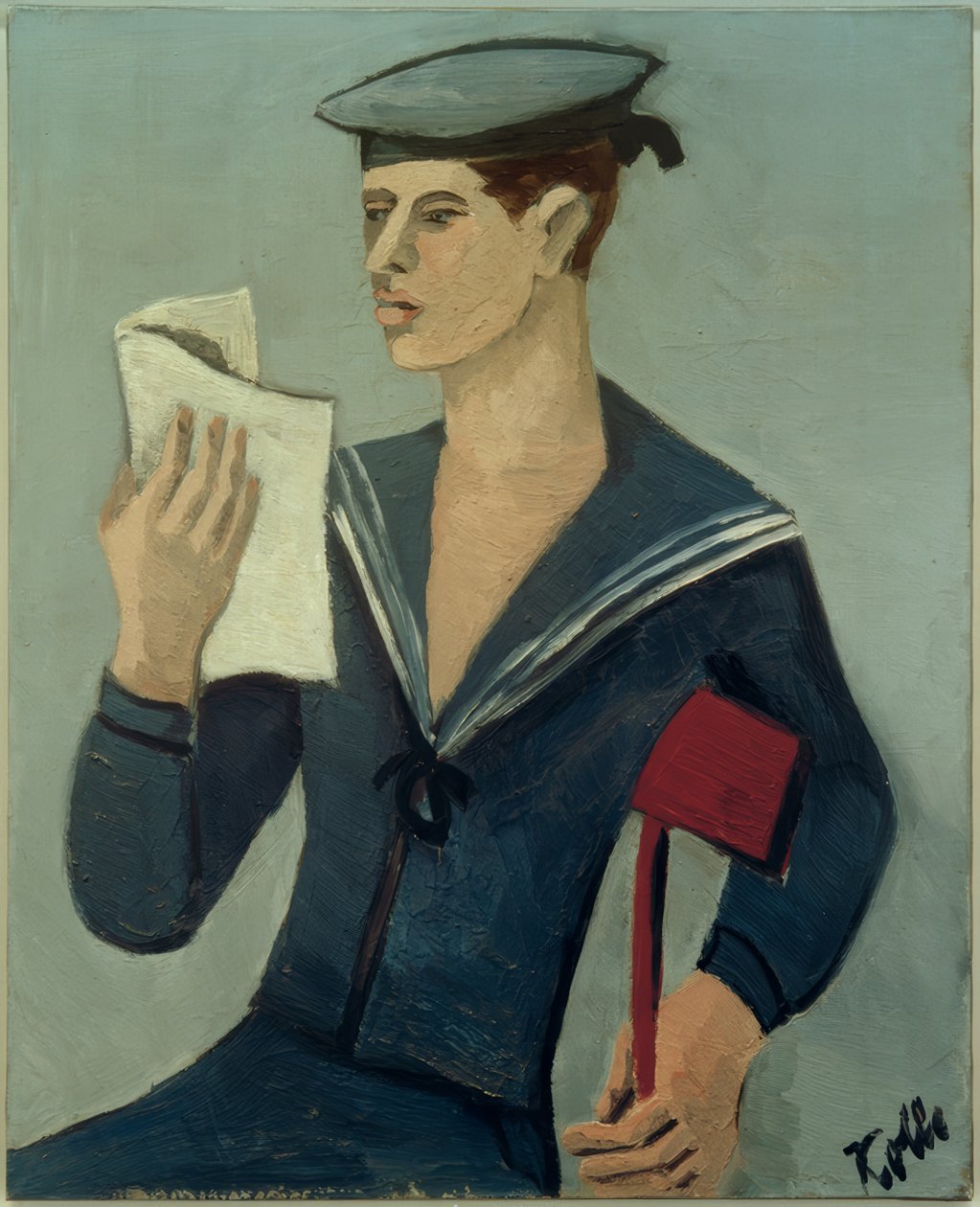 Marin lisant - Helmut Kolle