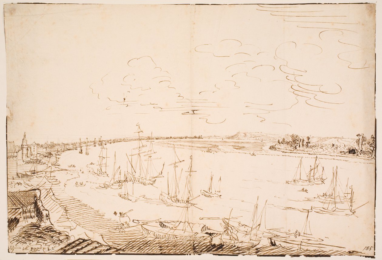 Bordeaux vu de la rivière - Hem