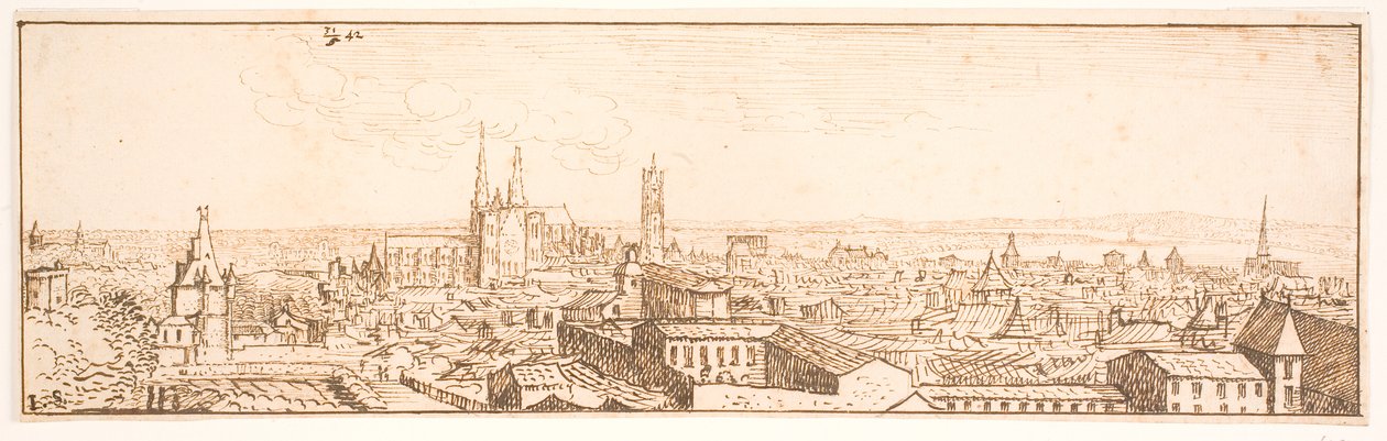 Bordeaux, vue du sud-ouest - Hem