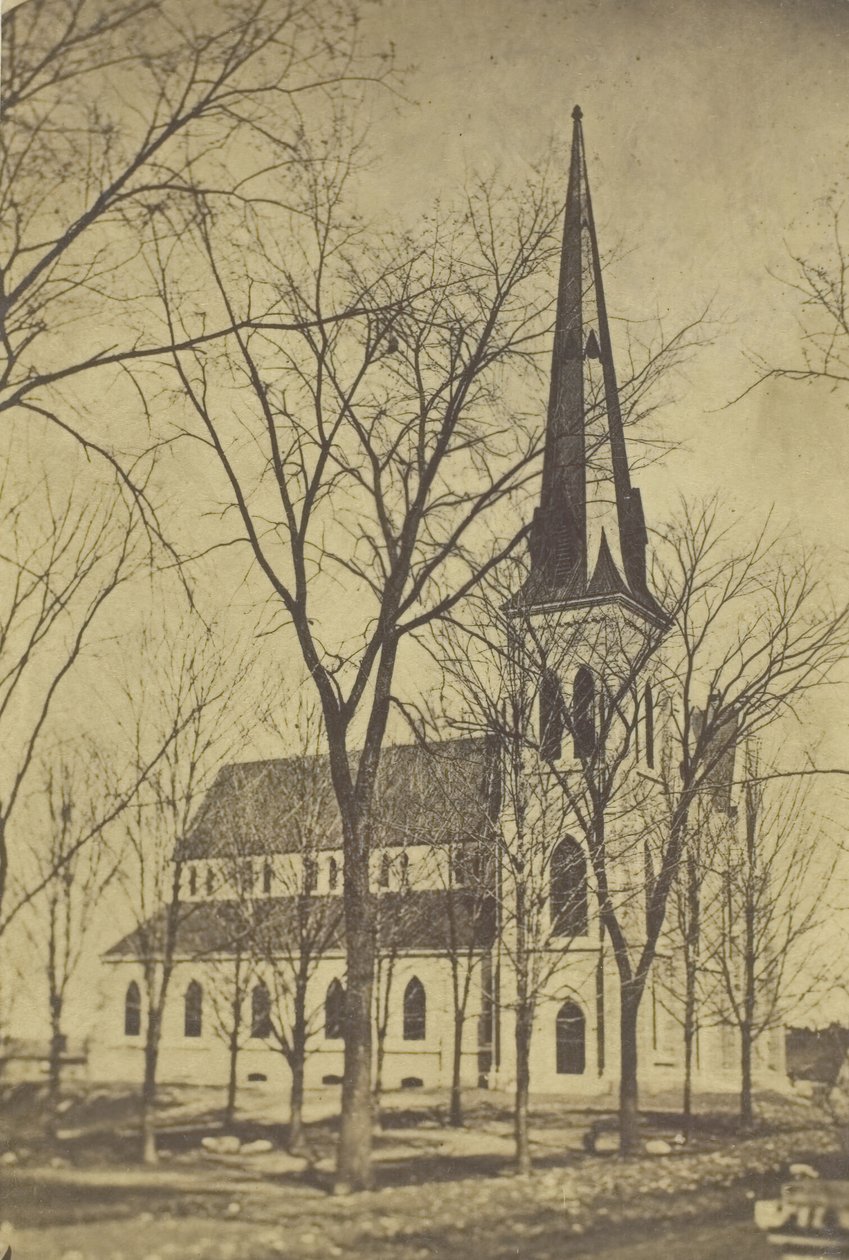 Église sans titre avec flèche pointue - Hendee
