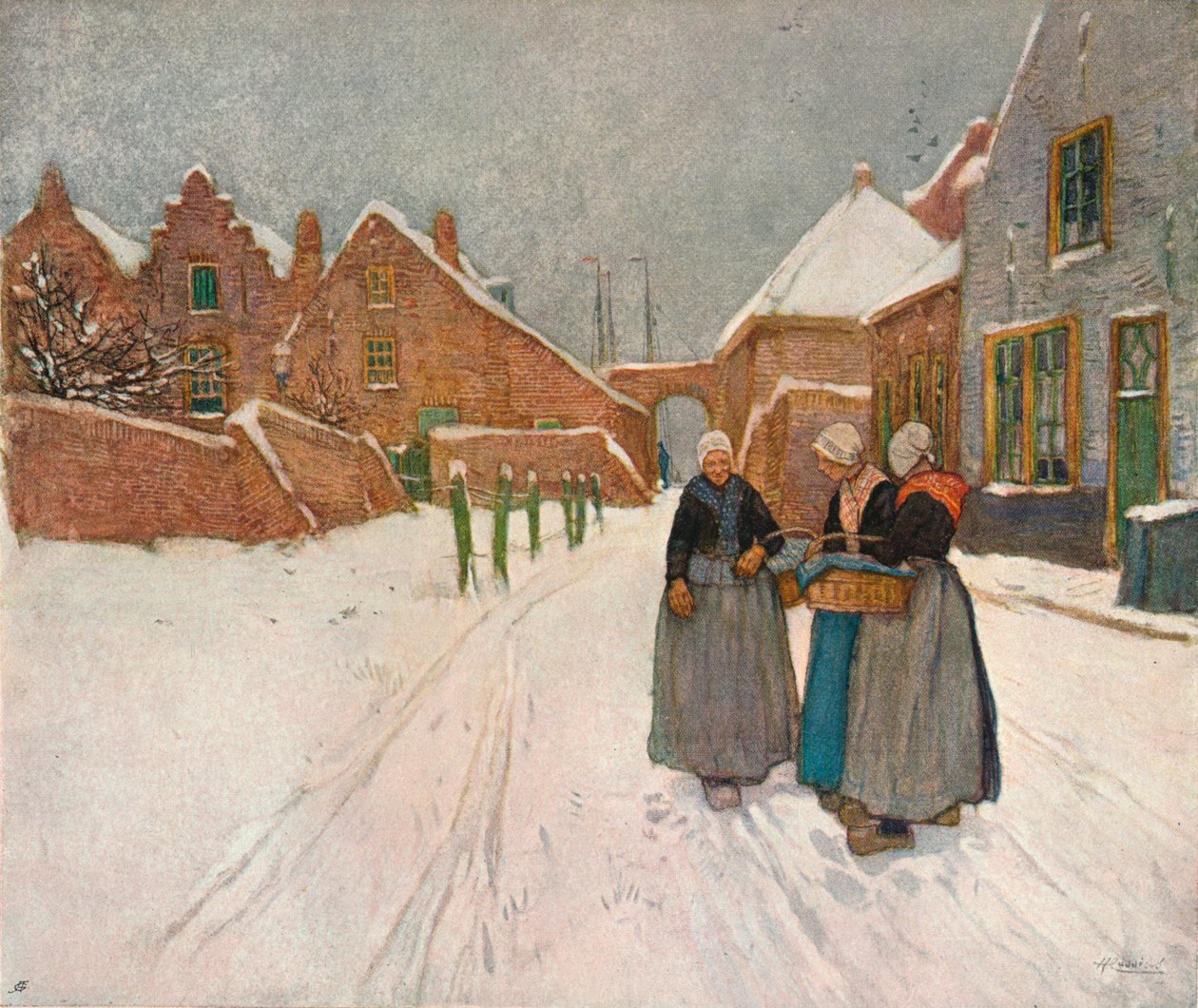 Dans la neige - Hendrick Cassiers