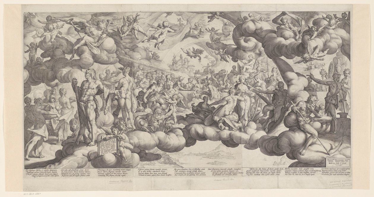 Mariage de Cupidon et Psyché - Hendrick Goltzius