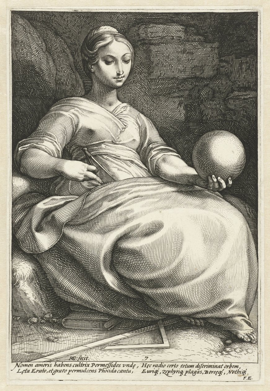Érato - Hendrick Goltzius