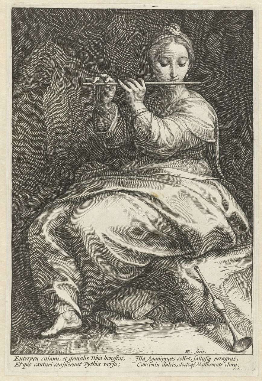 Euterpe - Hendrick Goltzius