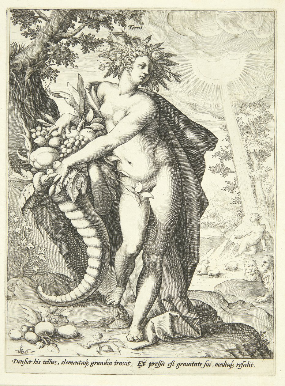 Terre (Terra) - Hendrick Goltzius