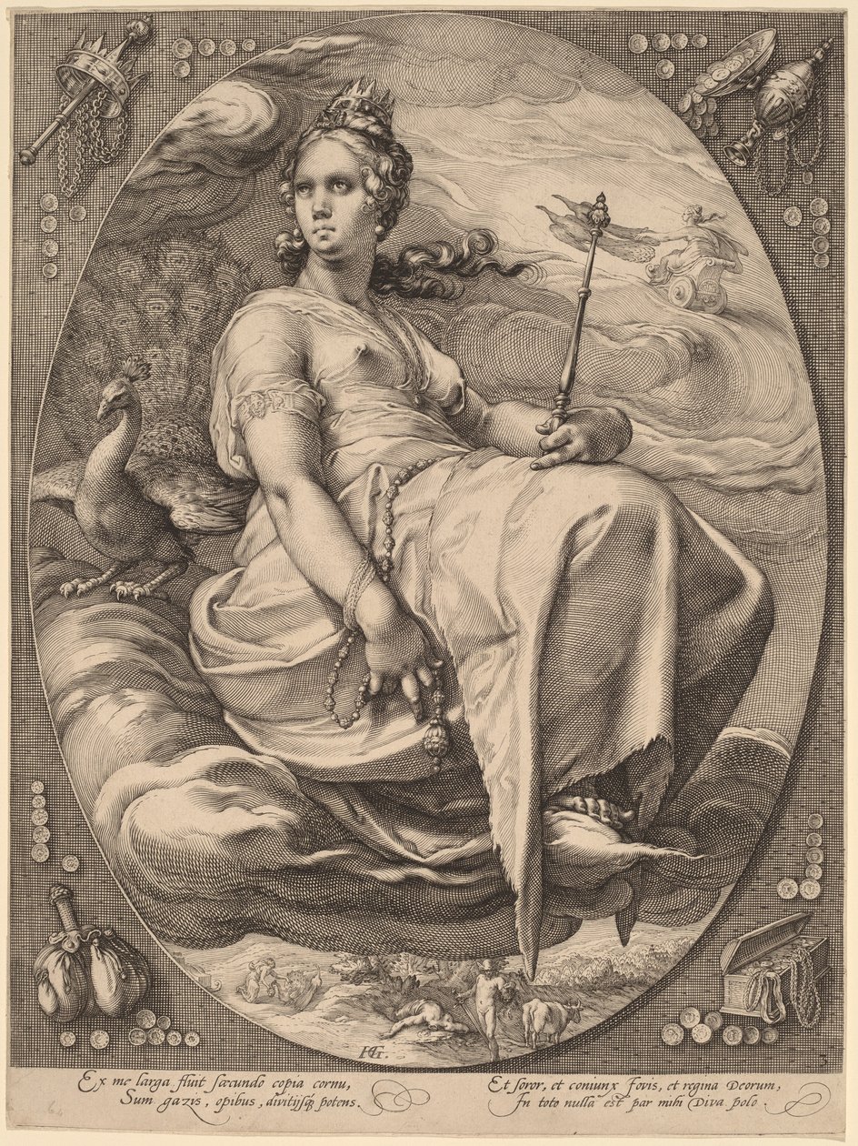 Junon - Hendrick Goltzius