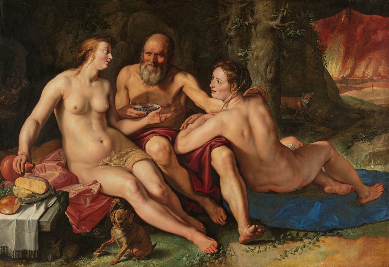 Lot et ses filles - Hendrick Goltzius