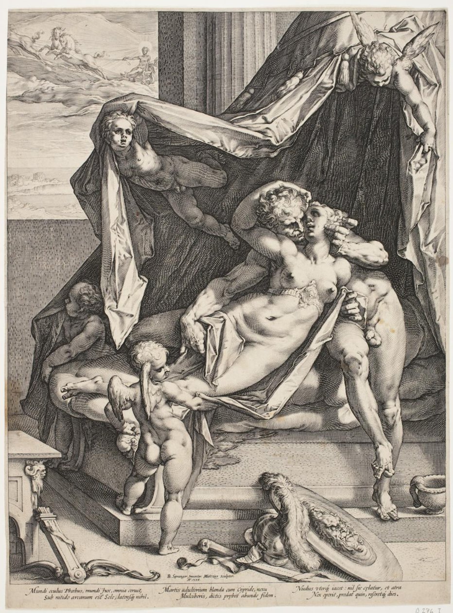 Mars et Vénus - Hendrick Goltzius