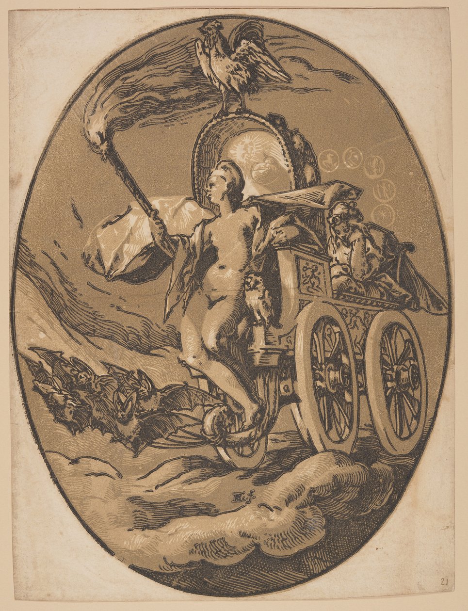 Nox, extrait de The Deities - Hendrick Goltzius