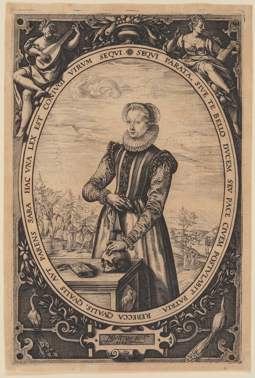 Portrait de Josina Hamels - Hendrick Goltzius