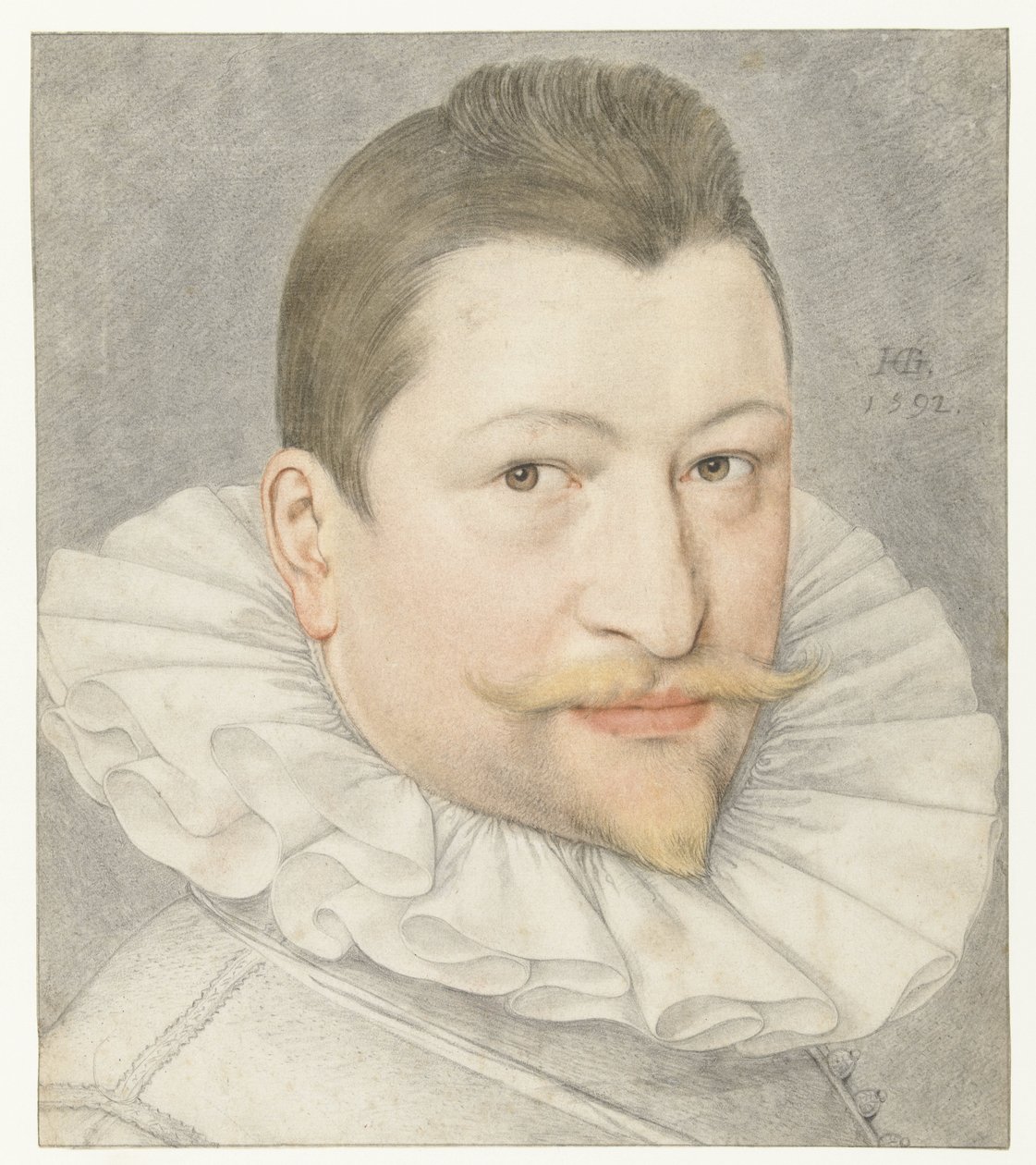 Portrait de Johannes Sadeler I - Hendrick Goltzius