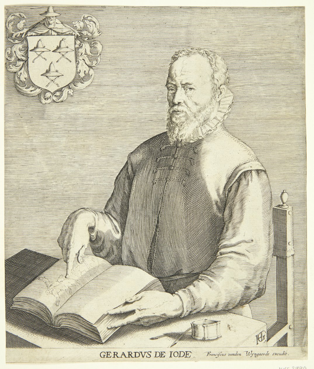 Portrait de Gerard de Jode - Hendrick Goltzius