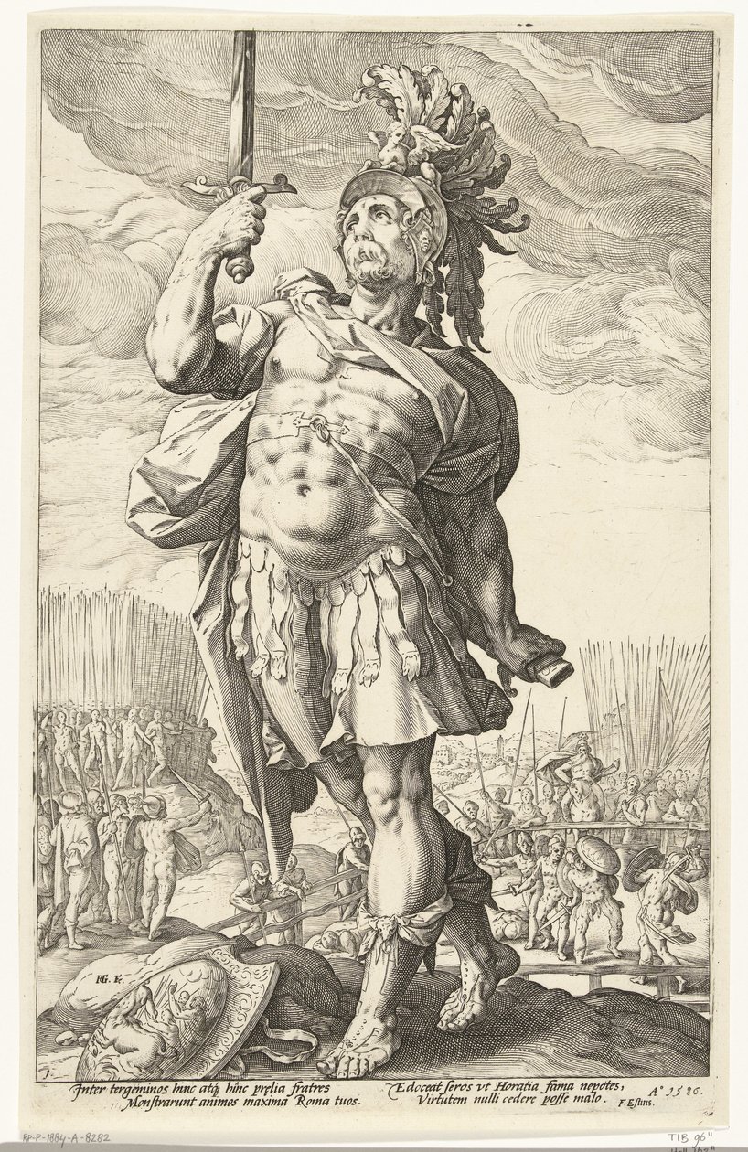 Publius Horatius - Hendrick Goltzius